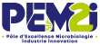 Logo P&ocirc;le d'Excellence Microbiologie Industrie Innovation